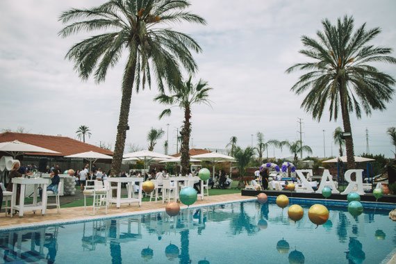 מתחם לאירועי בר מצווה מיוחדים עם בריכה במשמר השבעה