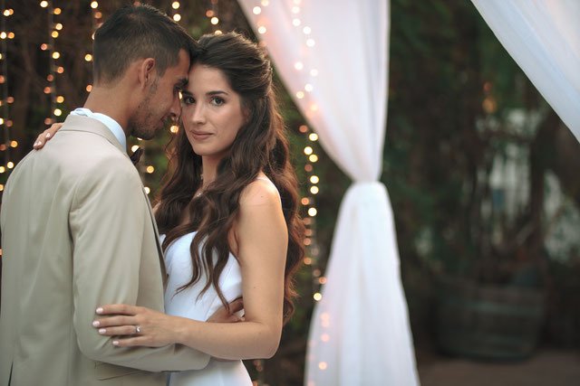 צילום חתונה בחורף אך המזג האויר היה בעדינו