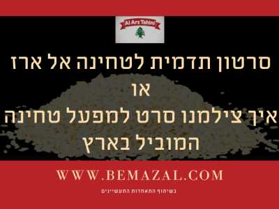 כך הפקנו וצילמנו סרטון תדמית למפעל טחינה אל ארז