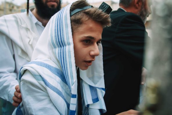 בר מצווה בכותל - קריאה בתורה