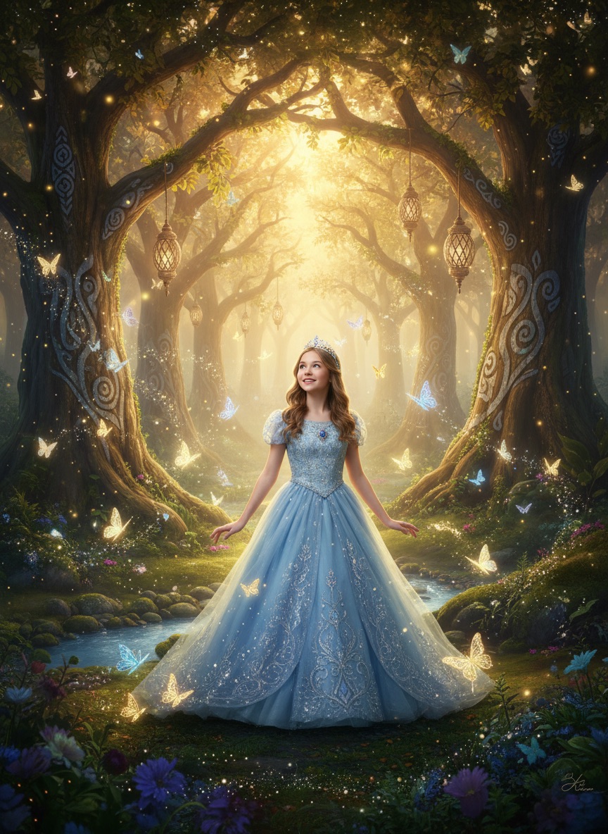 עמדת צילום AI לבת מצווה - אפקט ג'ונגל קסום