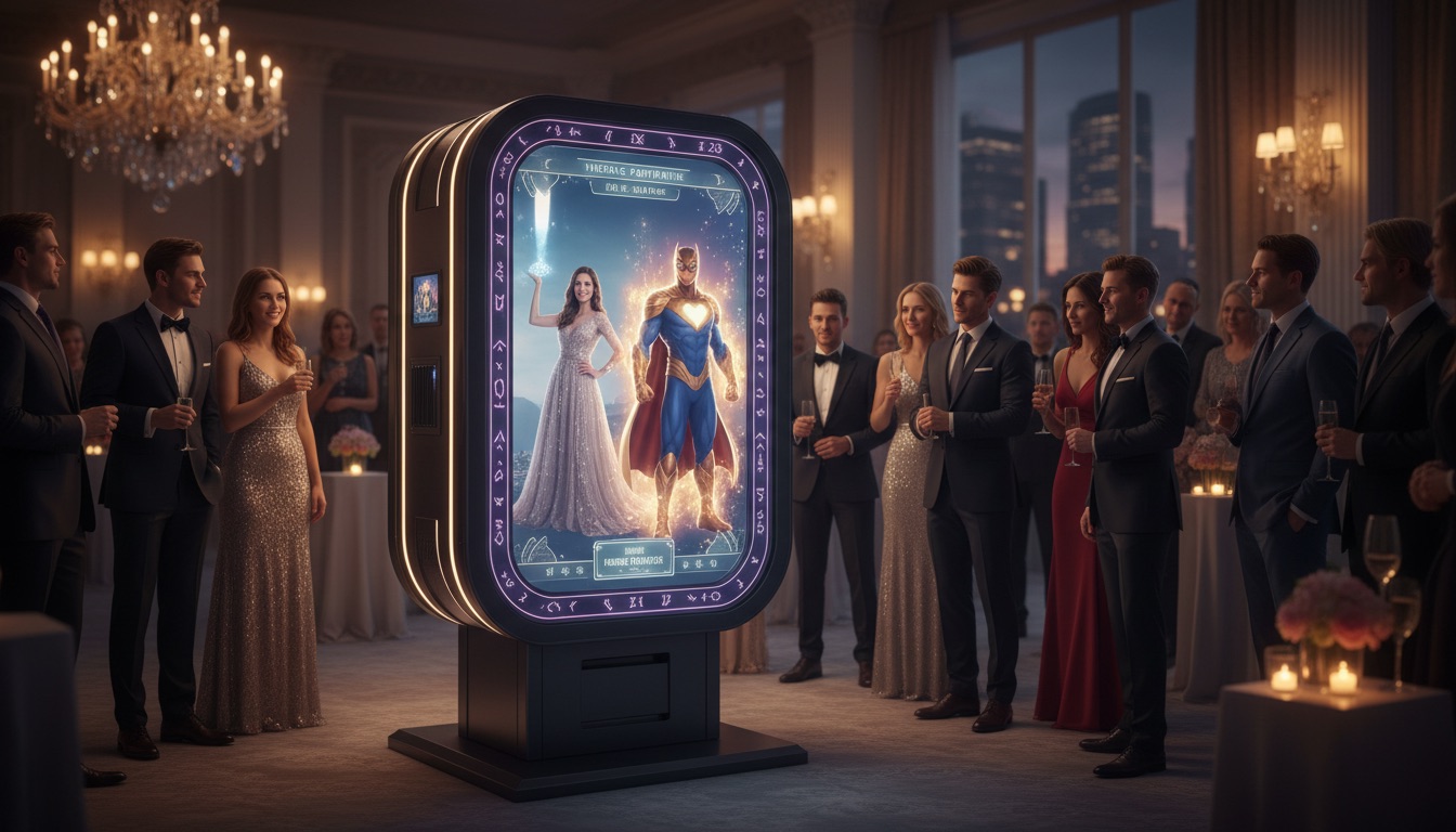 עמדת צילום AI לאירועים - חוויה חדשנית